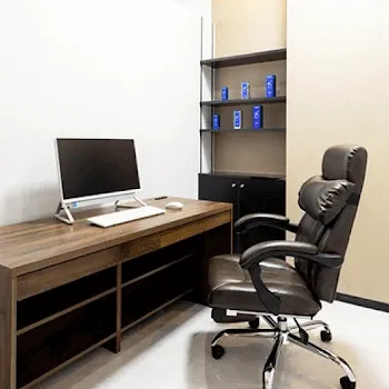 Luxe Beauty Clinicのジャルプロスーパーハイドロを受ける前の診察室