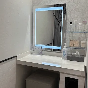 モデナクリニック 福岡天神院のジャルプロスーパーハイドロを受けた後のパウダールーム