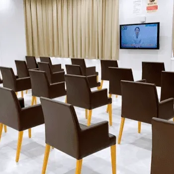 湘南美容クリニック 福岡3院のジャルプロスーパーハイドロを受ける前の待合室