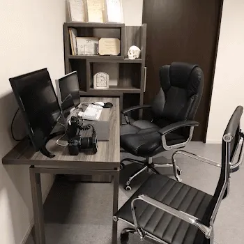 トータルスキンクリニックのジャルプロスーパーハイドロを受ける前の診察室