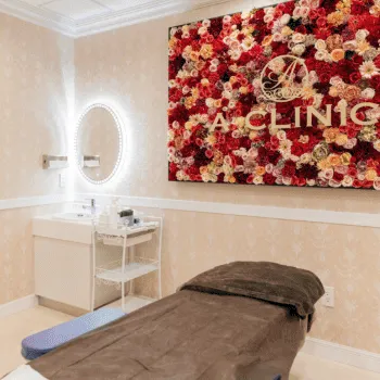 A CLINIC 福岡院のリズネを受ける施術室