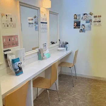 メディカル美容クリニック福岡のリズネを受けた後のパウダールーム