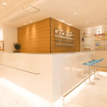 Wクリニック 福岡院のリズネを受ける前の受付