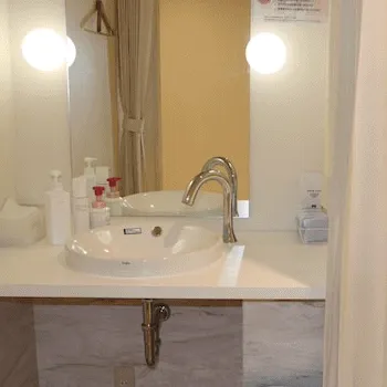 Wクリニック 福岡院のリズネを受けた後のパウダールーム