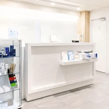 クリニーク福岡天神のミラドライを受ける前の受付