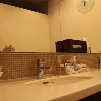 ハルスクリニックのミラドライを受けた後のパウダールーム