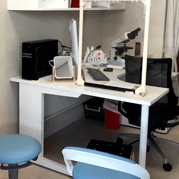 ケーズ皮膚科 美容皮膚科のミラドライを受ける前の診察室