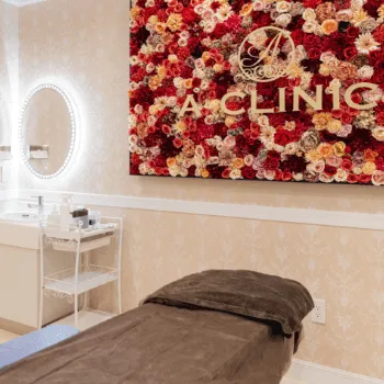 A CLINIC 福岡院のピコスポットを受ける施術室