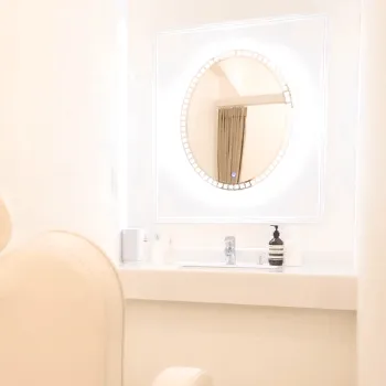 A CLINIC 福岡院のピコトーニングを受けた後のパウダールーム