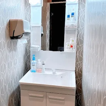 ガーデンクリニック 福岡院のピコトーニングを受けた後のパウダールーム