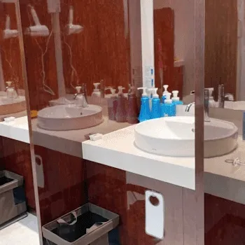 湘南美容クリニック 福岡2院のピコトーニングを受けた後のパウダールーム