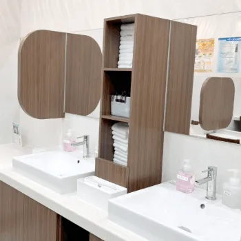 よつば会クリニック 福岡1院のピコトーニングを受けた後のパウダールーム