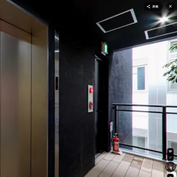 福岡TAクリニックのエレベーター付近の様子