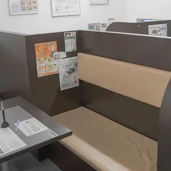 福岡博多駅前通中央クリニックのサブシジョンを受ける前の待合室