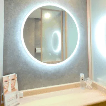 クリニーク福岡天神のサブシジョンを受けた後のパウダールーム