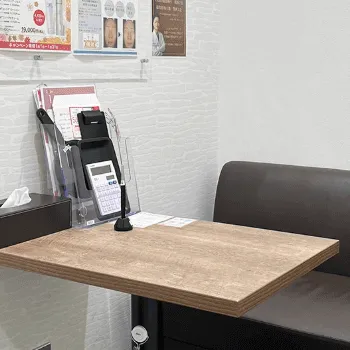 湘南美容クリニック 福山院の医療脱毛を受ける前のカウンセリングルーム