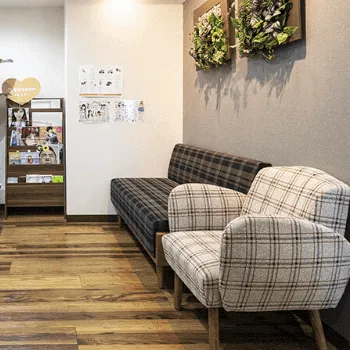 東京美容外科 福山院の医療脱毛を受ける前の待合室