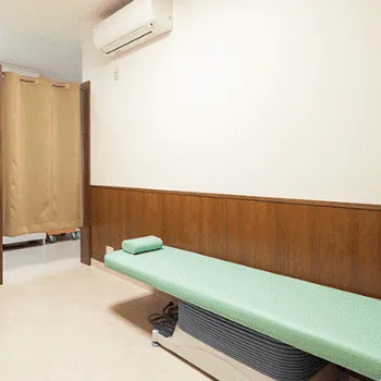 たなかクリニックのジェントルマックスプロを受ける施術室