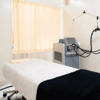 梅田クリニックのジェントルマックスプロを受ける施術室