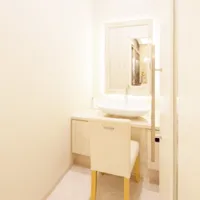 銀座みゆき通り美容外科のピコトーニングを受けた後のパウダールーム