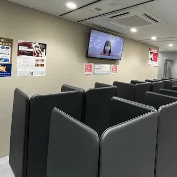 湘南美容クリニック 銀座4院のピコトーニングを受ける前の待合室