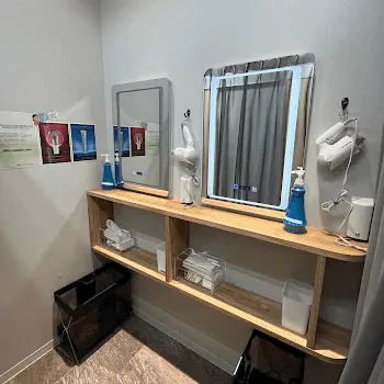 湘南美容クリニック 銀座4院のピコトーニングを受けた後のパウダールーム