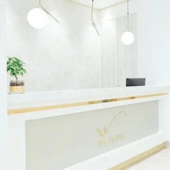 ウィクリニック 銀座院のピコトーニングを受ける前の受付