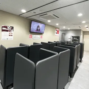 湘南美容クリニック 銀座4院の白玉点滴・注射を受ける前の待合室