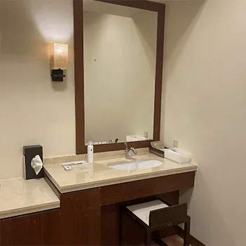 聖心美容クリニック 福岡院のプルリアルデンシファイを受けた後のパウダールーム