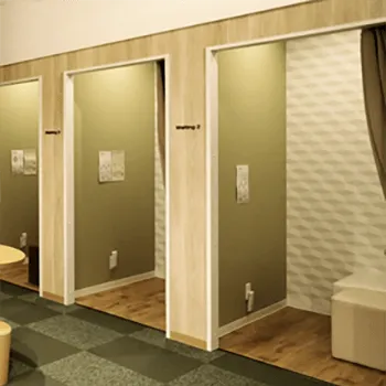 トータルスキンクリニックのプルリアルデンシファイを受ける前の待合室