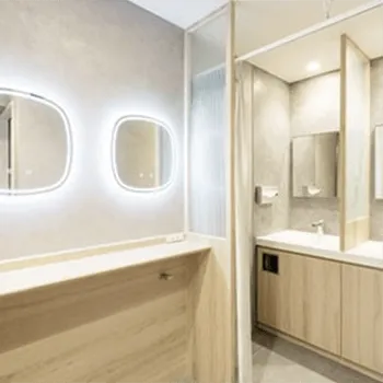 クリニーク福岡天神のプロファイロを受けた後のパウダールーム