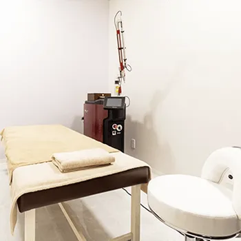 Luxe Beauty clinicのプロファイロを受ける施術室