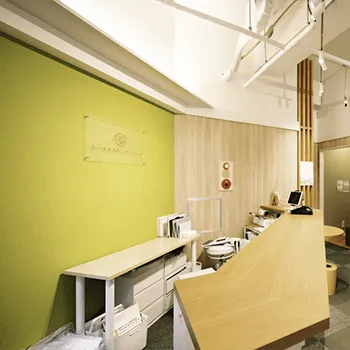 トータルスキンクリニックのプロファイロを受ける前の受付