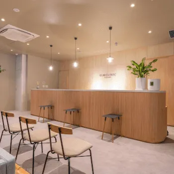 美容皮膚科エルムクリニック福岡院の白玉点滴・注射を受ける前の受付