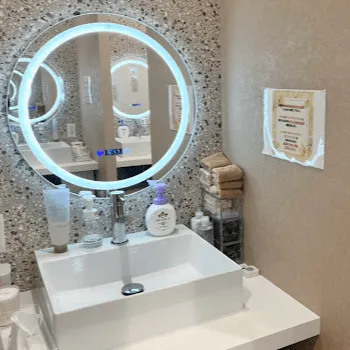 ルラ美容クリニック 福岡2院の白玉点滴・注射を受けた後のパウダールーム