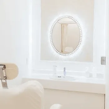 A CLINIC 池袋院のピコトーニングを受けた後のパウダールーム