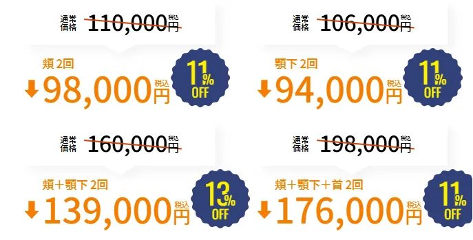 石川/金沢でモフィウス8が安いおすすめのクリニック【専門家が調査！徹底比較】｜湘南美容クリニックの秋の特別価格キャンペーン