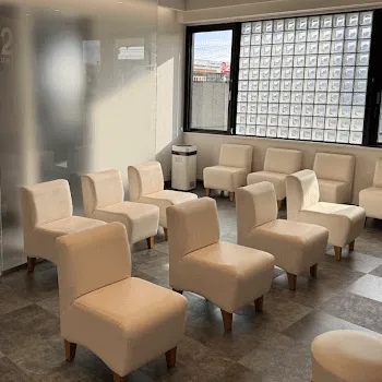 金沢ハートクリニックきたがわ内科の白玉点滴・注射を受ける前の待合室