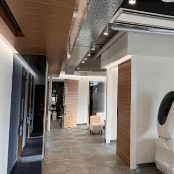 金沢ハートクリニックきたがわ内科の白玉点滴・注射を受ける前の廊下