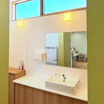 あきば皮膚科クリニックのミラドライを受けた後のパウダールーム