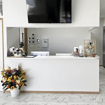 M’Sクリニックのプロファイロを受ける前の受付