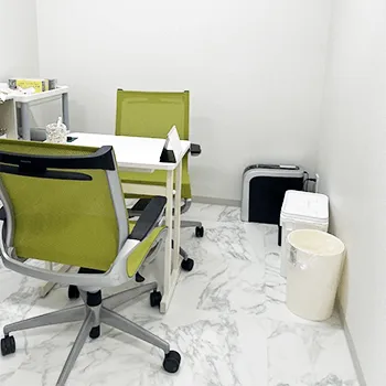 M’Sクリニックのプロファイロを受ける前のカウンセリングルーム