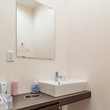 BAO CLINIC 神戸院のジャルプロスーパーハイドロを受けた後のパウダールーム