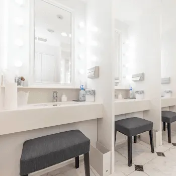 大美会クリニック 神戸院のジャルプロスーパーハイドロを受けた後のパウダールーム