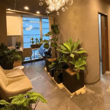 LOOP CLINICのリズネを受ける前の待合室