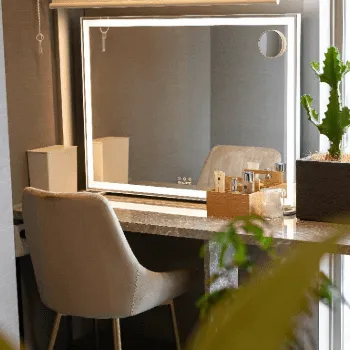 LOOP CLINICのリズネを受けた後のパウダールーム