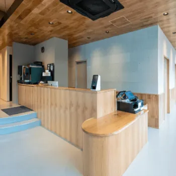 御影こども形成外科のミラドライを受ける前の受付