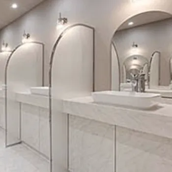 あおばクリニック 神戸三宮院のフォトフェイシャルを受けた後のパウダールーム