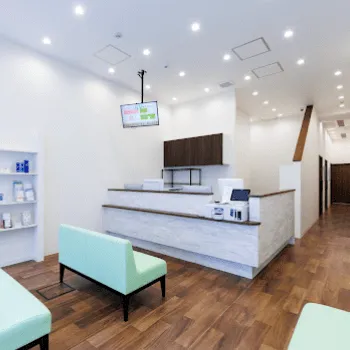 ふくや皮フ科クリニックのフォトフェイシャルを受ける前の受付