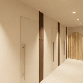 ボーテスキンクリニックのピコスポットを受ける前の廊下